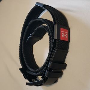 Mens Under Armour Golf Belt. Size 38 Black NEW